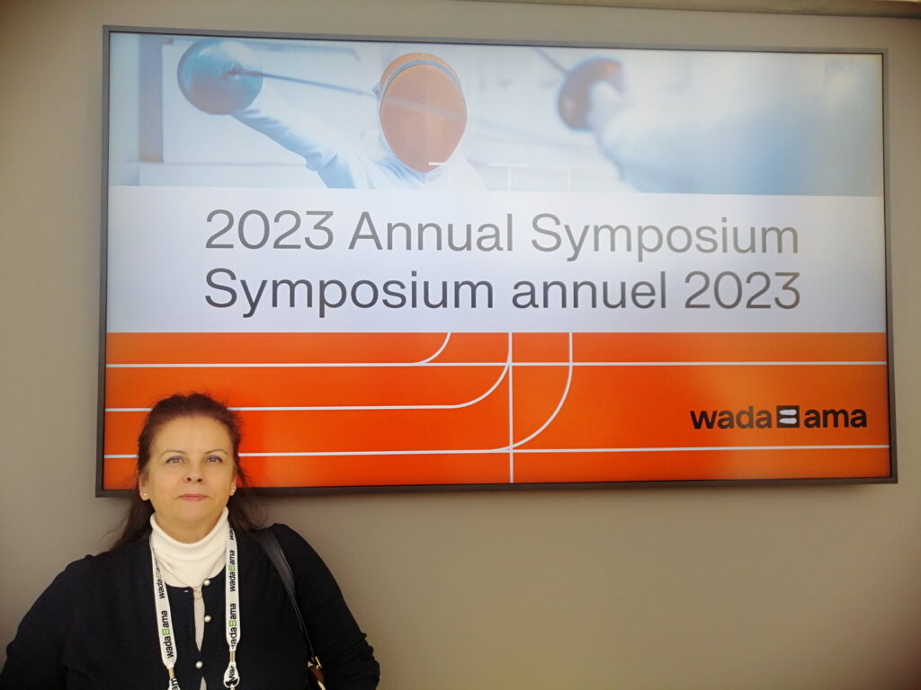 Anti-Doping Commission at the WADA Annual Symposium in Lausanne, Dr. Olivera Prodanović