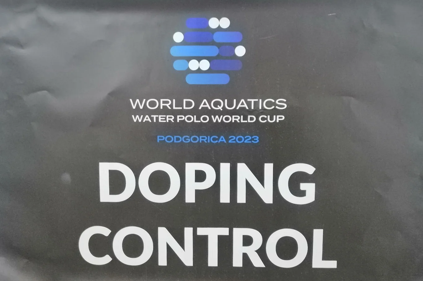 Vaterpolo svjetski kup, Podgorica 2023. – oznaka doping stanice